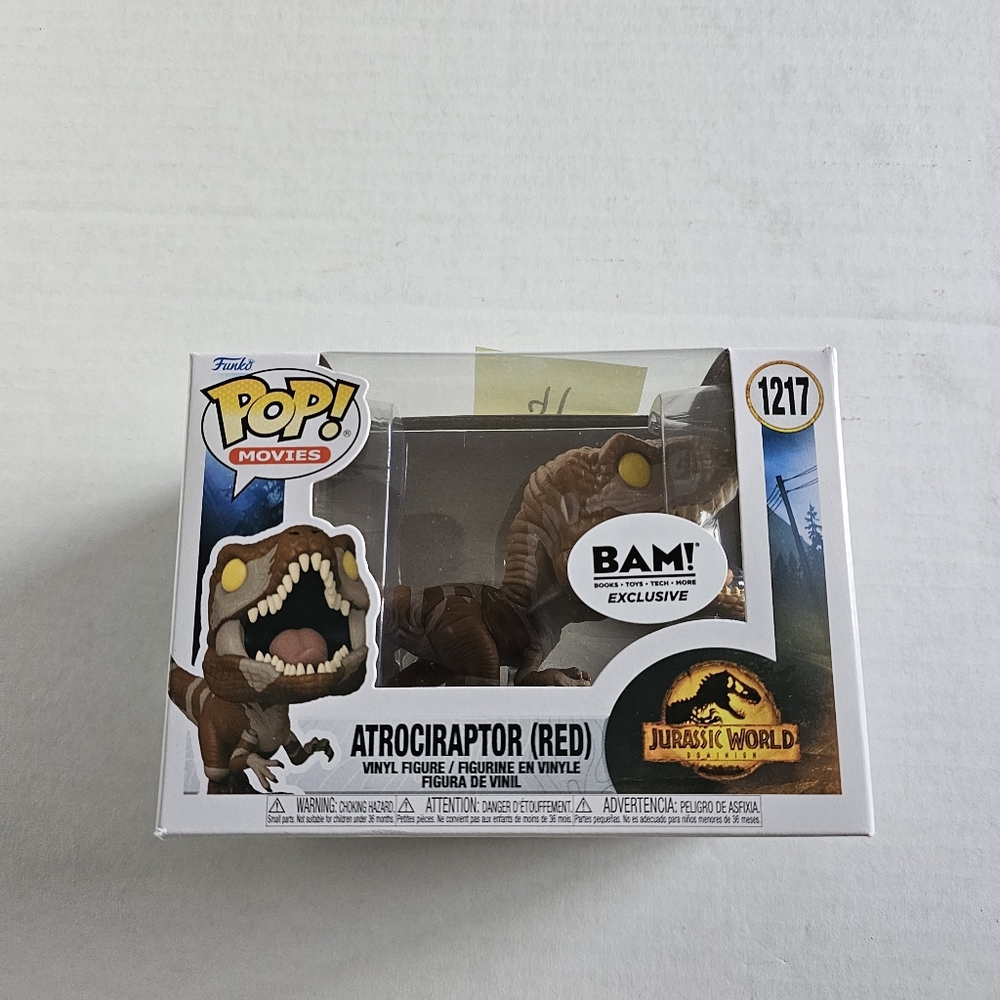 JURASSIC WORLD   ATROCIRAPTOR RED FUNKO POP #1217